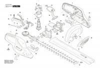 Bosch 3 600 HC0 701 Universalhedgecut 58 Hedge Trimmer 230 V Spare Parts