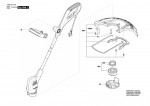 Bosch 3 600 HC1 H02 Easygrasscut 23 Lawn Edge Trimmer 230 V / Eu Spare Parts