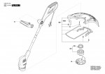 Bosch 3 600 HC1 J01 Easygrasscut 26 Lawn Edge Trimmer 230 V / Eu Spare Parts