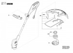 Bosch 3 600 HC1 J02 Easygrasscut 26 Lawn Edge Trimmer 230 V / Eu Spare Parts
