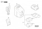Bosch 3 600 HC4 000 Gardenpump 18 Control Unit 18 V / Eu Spare Parts