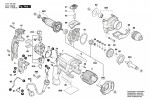 Bosch 3 601 A4E 500 Gsb 16 Re Percussion Drill 230 V / Eu Spare Parts