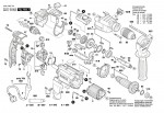 Bosch 3 601 A9C 701 Gsb 21-2 Rct Percussion Drill 230 V / Eu Spare Parts