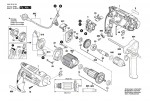 Bosch 3 601 B18 1R0 Gsb 1600 Percussion Drill Spare Parts