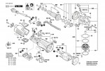 Bosch 3 601 G9H 610 Hg 125Vs Angle Grinder Spare Parts