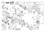 Bosch 3 601 GD1 700 Gws 17-125 Psb Angle Grinder / Eu Spare Parts