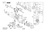 Bosch 3 601 H22 401 Gws1100 Angle Grinder Spare Parts