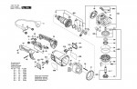 Bosch 3 601 HC1 104 Gws 22-230 P Angle Grinder 230 V Spare Parts