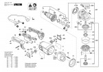 Bosch 3 601 HC1 106 Gws 20-230 P Angle Grinder 230 V / Eu Spare Parts