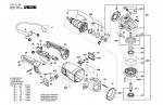 Bosch 3 601 HC1 122 Gws 2200 Angle Grinder 230 V Spare Parts