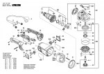 Bosch 3 601 HC1 303 Gws 22-230 J Angle Grinder 230 V / Eu Spare Parts
