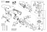 Bosch 3 601 HC3 402 Gws 24-230 Pz Angle Grinder 230 V / Eu Spare Parts