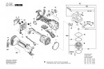 Bosch 3 601 JH6 B02 Gws 18V-15 Psc Cordless Angle Grinder Spare Parts