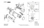 Bosch 3 601 JH6 E04 Gws 18V-180 Pc Cordless Angle Grinder Spare Parts