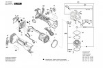 Bosch 3 601 JH6 EE4 Gws 18V-180 Pc Cordless Angle Grinder Spare Parts