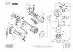 Bosch 3 601 JH6 J13 Gwx18V-13Pn Cordless Angle Grinder Spare Parts