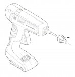 Bosch 3 603 B64 800 Advancedglue 18V Glue Gun 18 V Spare Parts