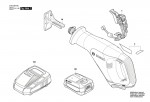 Bosch 3 603 CB2 402 Advancedrecip 18 Cordl Reciprocating Saw 18 V / Eu Spare Parts