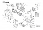 Bosch 3 603 CC8 040 Easycut 50 Multi-Saw 240 V Spare Parts