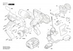 Bosch 3 603 CD5 200 Universalcut 18V-85 Cordl Reciprocating Saw 18 V Spare Parts