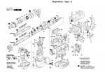 Bosch 3 611 B64 063 Gbh 5-40 Dce Rotary Hammer 110 V / Gb Spare Parts