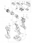 Hikoki DS18DD Cordless Driver Drill Spare Parts