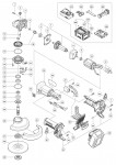 Hikoki G1813DE Cordless Disc Grinder Spare Parts