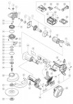 Hikoki G1813DF Cordless Disc Grinder Spare Parts