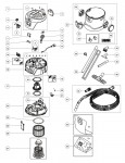Hikoki RP250YDL Power Tool Dust Collecter Spare Parts