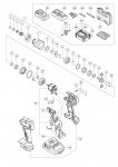 Hikoki WH18DD Cordless Impact Driver Spare Parts