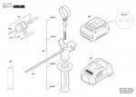 Bosch 3 611 J20 050 Gbh18V-28C Cordless Hammer Drill Spare Parts