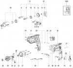 Metabo 00740190 B 650 Drills Spare Parts