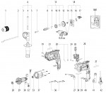 Metabo 00743000 Sbe 650 Impuls Impact Drills Spare Parts