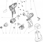 Metabo 00984000 Powermaxx Bs Basic Cordless Drill Driver Spare Parts