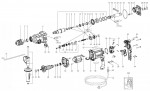 Metabo 01711000 Khe 2645 Q Rotary Hammer Spare Parts