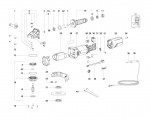 Metabo 03604000 W 750-115 Small Angle Grinder Spare Parts