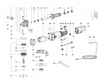 Metabo 03608191 W 850-125 Small Angle Grinder Spare Parts