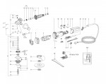 Metabo 03622420 W 11-125 Small Angle Grinder Spare Parts