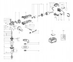 Metabo 13054000 Wb 18 Lt Bl 11-125 Quick Small Angle Grinder Spare Parts