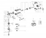 Metabo 13056000 Wvb 18 Lt Bl 11-115 Quick Small Angle Grinder Spare Parts
