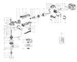 Metabo 13059420 Wpb 18 Lt Bl 11-125 Quick Small Angle Grinder Spare Parts