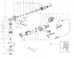 Metabo 13060421 Wef 9-125 Small Angle Grinder Spare Parts