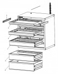 Facom 2938B Type 1 Drawer Cabinet Spare Parts