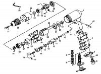 Mac AD380Q Type 1 Air Drill Spare Parts