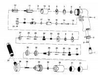 Mac AD590 Type 1 Air Drill Spare Parts