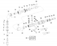 Mac AG325AH120 Type 1 Die Grinder Spare Parts