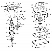 Mac AS100B Type 1 Orbital Sander Spare Parts