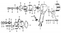 Mac AS150 Type 1 Air Sander Spare Parts