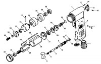 Mac AS15R Type 1 Air Sander Spare Parts