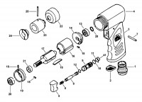 Mac AS15 Type 1 Air Sander Spare Parts